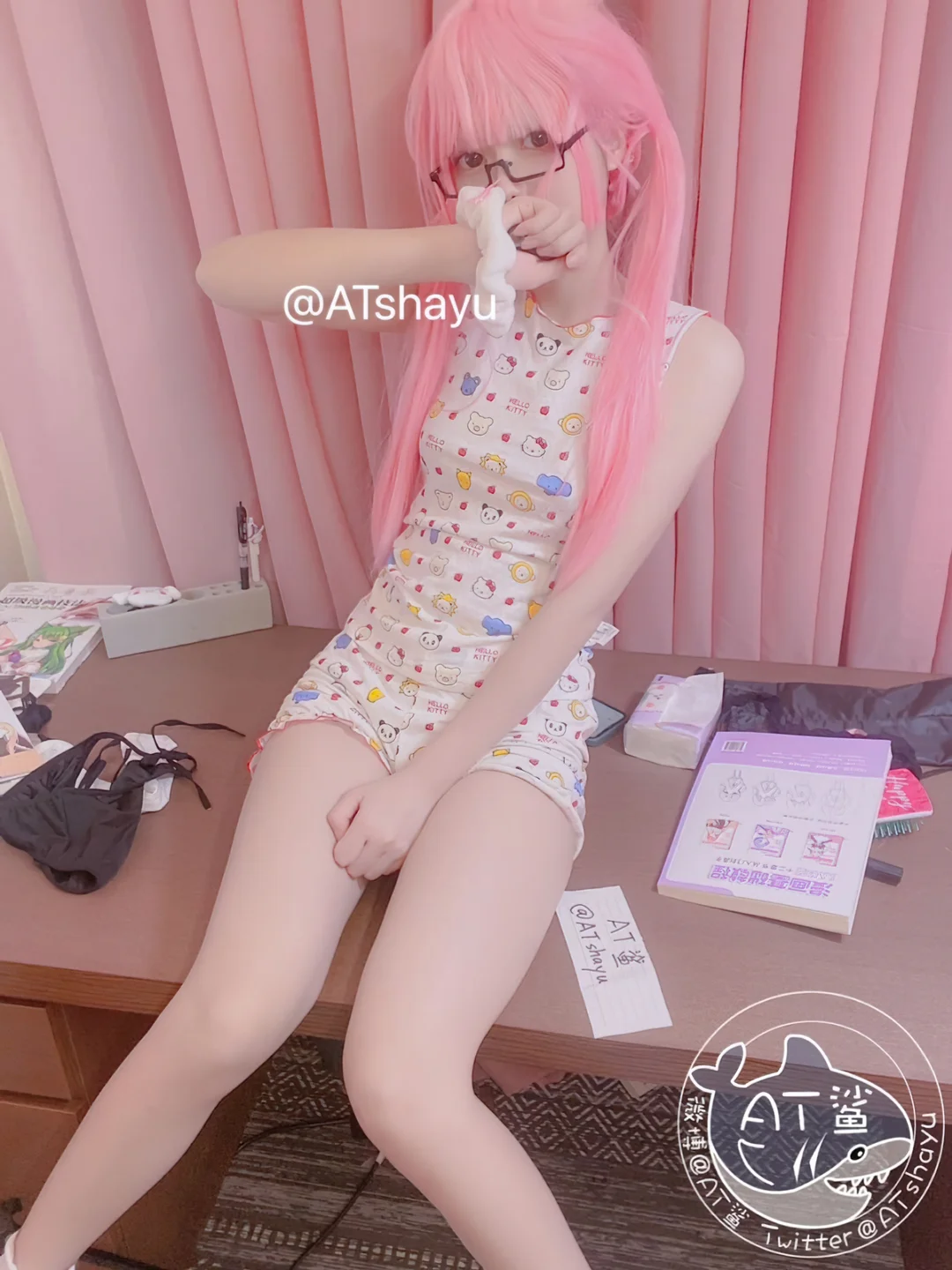 AT鲨 - 居家鲨鲨 [49P-75MB] tg@simisebaisi 【丝足阁】003.webp